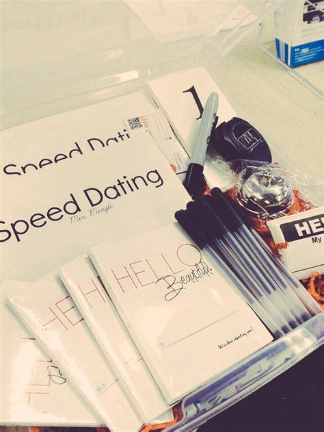 speed dating kits